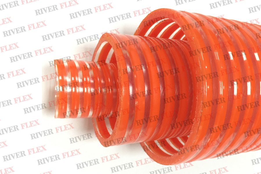 Mangueras de Succión de PVC Naranja